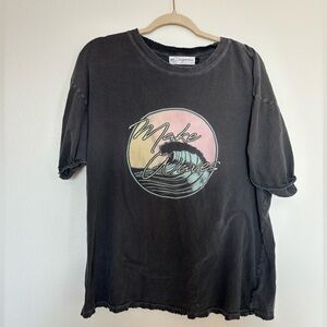 FREE PEOPLE daydreamer Tee vintage surfer distressed XL